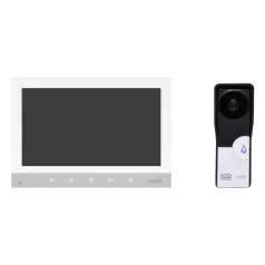   Home DPV260 7 colos videó-kaputelefon szett, éjszakai kameramóddal, 30 féle csengetési dallammal, kitekintő funkcióval, érintőgombokkal, bővíthető