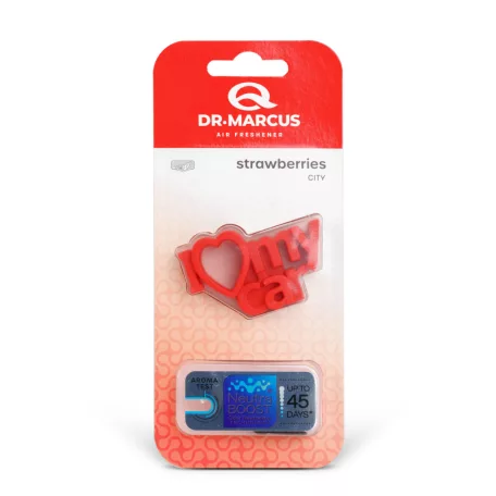 Dr. Marcus CITY I LOVE MY CAR STRAWBERRIES Illatosító
