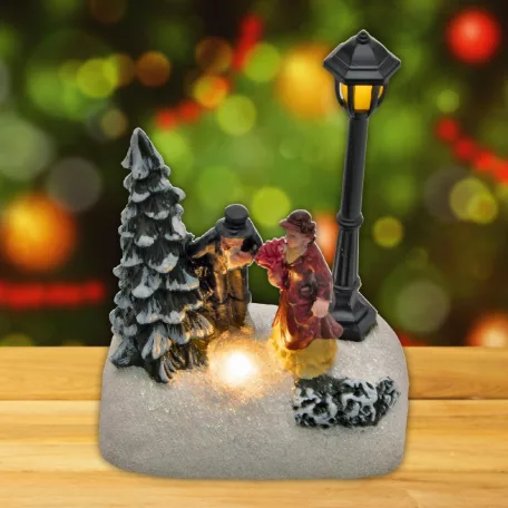 LEDes karácsonyi asztali dísz