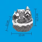 Világító templom, vonattal