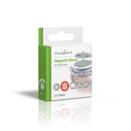 Érzékelő rögzítése | Átmérő: 39.4 mm | Mágneses | Ragasztó Szalag | Ezüst