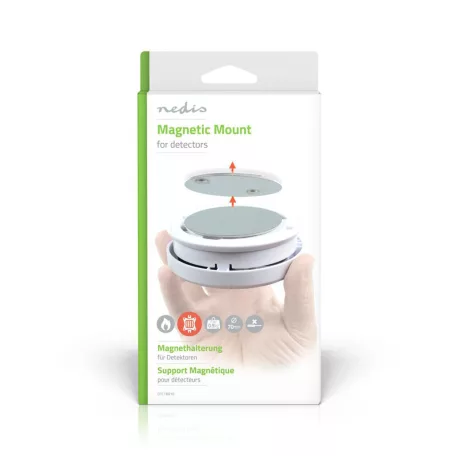 Érzékelő rögzítése | Átmérő: 70 mm | Mágneses | Ragasztó Szalag | Ezüst