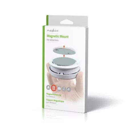 Érzékelő rögzítése | Átmérő: 70 mm | Mágneses | Ragasztó Szalag | Ezüst