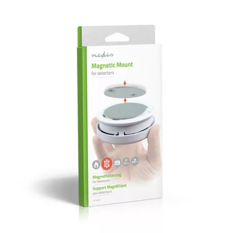 Érzékelő rögzítése | Átmérő: 70 mm | Mágneses | Ragasztó Szalag | Ezüst