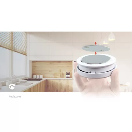 Érzékelő rögzítése | Átmérő: 70 mm | Mágneses | Ragasztó Szalag | Ezüst