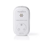 Szén-monoxid riasztó | Elemes Áramellátás | Akkumulátor üzemidő: 1 év | Szünet gombbal | Teszt gombbal | 85 dB | Fehér