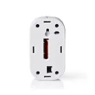 Szén-monoxid riasztó | Elemes Áramellátás | Akkumulátor üzemidő: 1 év | Szünet gombbal | Teszt gombbal | 85 dB | Fehér