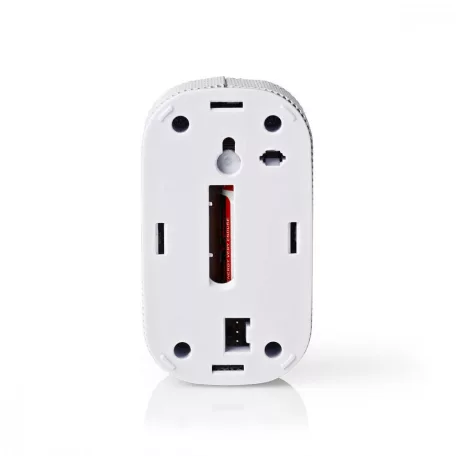 Szén-monoxid riasztó | Elemes Áramellátás | Akkumulátor üzemidő: 1 év | Szünet gombbal | Teszt gombbal | 85 dB | Fehér