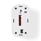 Szén-monoxid riasztó | Elemes Áramellátás | Akkumulátor üzemidő: 1 év | Szünet gombbal | Teszt gombbal | 85 dB | Fehér