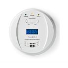 Nedis Elemes szénmonoxid érzékelő, CO riasztó, 10 év élettartam (DTCTCO40WT) szén-monoxid riasztó, Professzionális szénmonoxid jelző