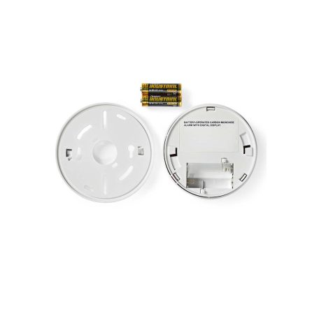 Nedis Elemes szénmonoxid érzékelő, CO riasztó, 10 év élettartam (DTCTCO40WT) szén-monoxid riasztó, Professzionális szénmonoxid jelző