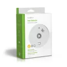 hő riasztás | Elemes Áramellátás | Akkumulátor üzemidő: 1 év | Teszt gombbal | 85 dB | ABS | Fehér