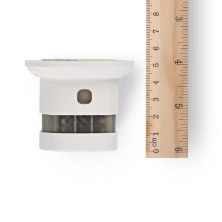 Füstjelző | Elemes Áramellátás | Akkumulátor üzemidő: 10 év | EN 14604 | Szünet gombbal | Teszt gombbal | 85 dB | ABS | Fehér