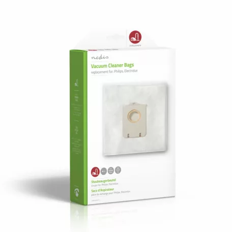 Porszívó Porzsák | 4 db | Szintetikus | Legtöbb értékesített: Philips / Electrolux | Fehér