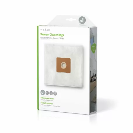 Porszívó Porzsák | 4 db | Szintetikus | Legtöbb értékesített: Daewoo SB90 | Fehér