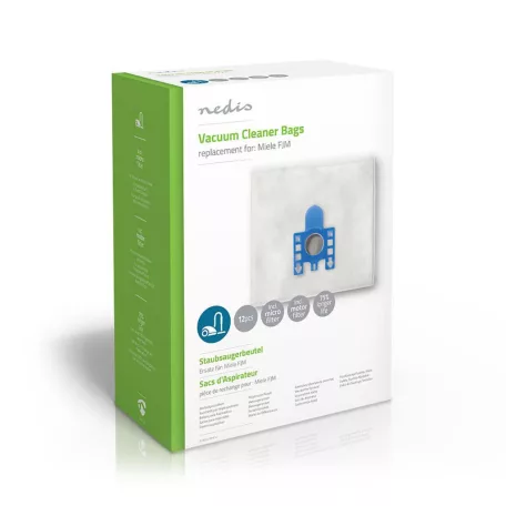 Porszívó Porzsák | 12 db | Szintetikus | Legtöbb értékesített: Miele | Fehér