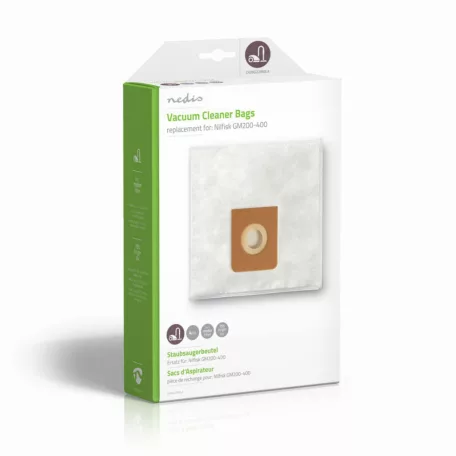 Porszívó Porzsák | 4 db | Szintetikus | Legtöbb értékesített: Nilfisk | Fehér