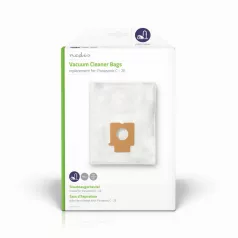   Porszívó Porzsák | 4 db | Szintetikus | Legtöbb értékesített: Panasonic C - 2E | Fehér