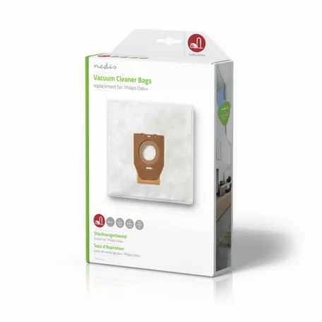 Porszívó Porzsák | 4 db | Szintetikus | Legtöbb értékesített: Philips | Fehér
