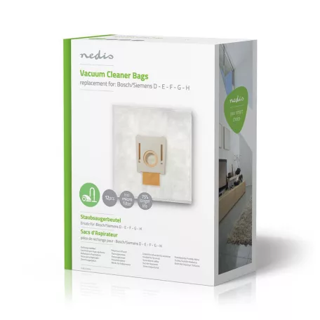 Porszívó Porzsák | 12 db | Szintetikus | Legtöbb értékesített: Bosch / Siemens | Fehér