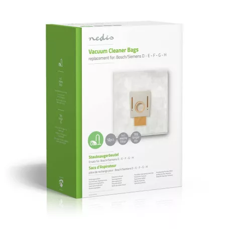 Porszívó Porzsák | 12 db | Szintetikus | Legtöbb értékesített: Bosch / Siemens | Fehér