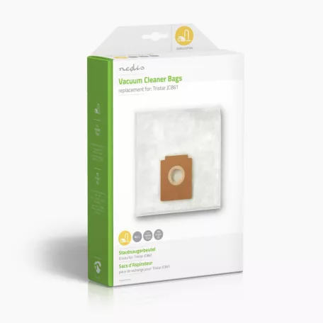 Porszívó Porzsák | 4 db | Szintetikus | Legtöbb értékesített: Tristar JC861 | Fehér