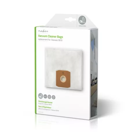 Porszívó Porzsák | 4 db | Szintetikus | Legtöbb értékesített: Daewoo SB70 | Fehér