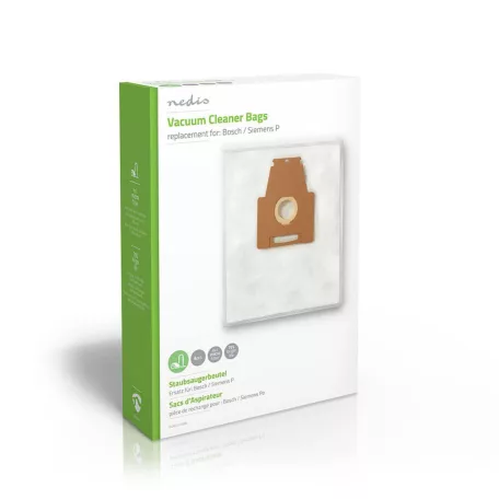 Porszívó Porzsák | 4 db | Szintetikus | Legtöbb értékesített: Bosch / Siemens | Fehér