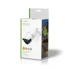 Biztonsági Kamera Utánzat | Golyó | IP44 | Elemes Áramellátás | Kültéri | Fali tartóval együtt | Fehér