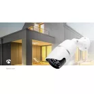 Biztonsági Kamera Utánzat | Golyó | IP44 | Elemes Áramellátás | Kültéri | Fali tartóval együtt | Fehér