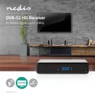 DVB-S2 Receiver | Free To Air (FTA) | 720p / 1080p | H.265 | 1000 Csatorna | Személyes videó felvevő (PVR) | Szülői felügyelet | Elektronikus műsor újság | Távvezérelt | Fekete