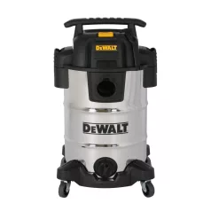   DeWALT DXV30SAPTA száraz-nedves porszívó, rozsdamentes váz, készülékcsatlakozóval, 30 liter, 15 Kpa, 37,8 l/s, 8 tartozék, 1050 W