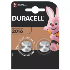   Duracell DL2016 10PP040030 lítium gombelem, 3,0 V feszültség, 2db/bliszter