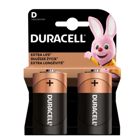 Duracell LR20 10PP110033 góliát (D) alkáli elem, 1,5 V feszültség, 2db/bliszter