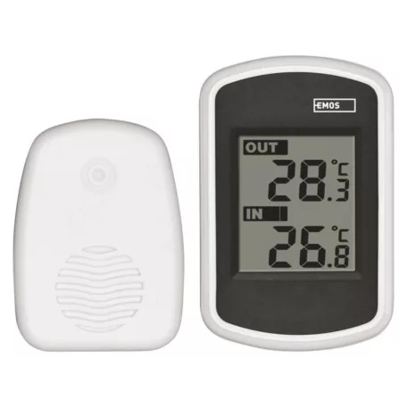 Digitális hőmérő, vezeték nélküli érzékelővel E0042