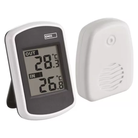 Digitális hőmérő, vezeték nélküli érzékelővel E0042