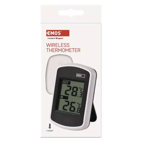 Digitális hőmérő, vezeték nélküli érzékelővel E0042
