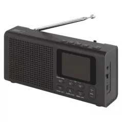   Hordozható rádió Bluetooth, DAB / DAB+ / FM, fekete színű