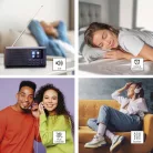 Hordozható rádió Bluetooth, DAB / DAB+ / FM, fekete színű