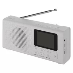   Hordozható rádió Bluetooth, DAB / DAB+ / FM, fehér színben