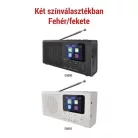 Hordozható rádió Bluetooth, DAB / DAB+ / FM, fehér színben
