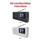 Hordozható rádió Bluetooth, DAB / DAB+ / FM, fehér színben