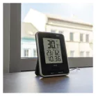 Digitális hőmérő páratartalom-mérővel, vezetékes érzékelővel, ébresztőórával E0121