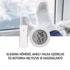 Digitális hőmérő, vezeték nélküli érzékelővel E0129