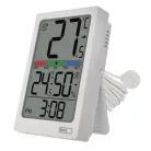 Digitális hőmérő páratartalom-mérővel, vezetékes érzékelővel, ébresztőórával E0558P
