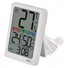 Digitális hőmérő páratartalom-mérővel, vezetékes érzékelővel, ébresztőórával E0558P