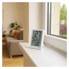 Digitális hőmérő páratartalom-mérővel, vezetékes érzékelővel, ébresztőórával E0558P