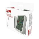 Digitális hőmérő páratartalom-mérővel, vezeték nélküli érzékelővel, óra, dátum E0558W