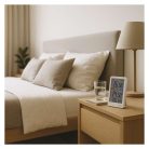 Digitális hőmérő páratartalom-mérővel, vezeték nélküli érzékelővel, óra, dátum E0558W