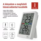 Digitális beltéri hőmérő páratartalom-mérővel E0558